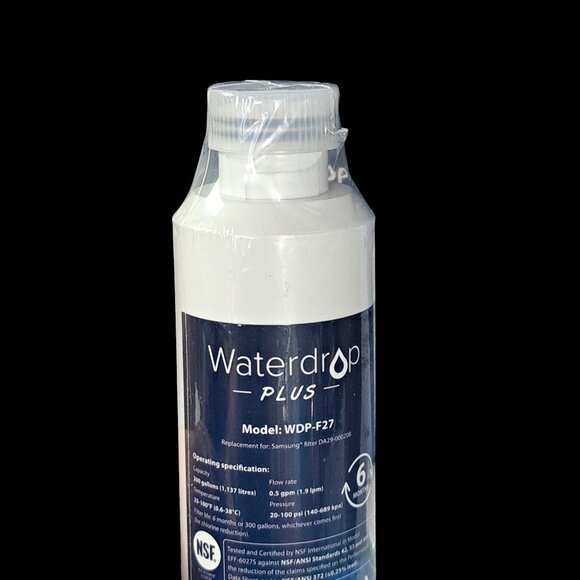 Waterdrop Plus WDP-F27 Refrigerator Water Filter (Samsung Compatible) 3 Filters - Picture 5 of 6